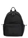 Ami Alexandre Mattiussi Nylon Backpack With Adjustable Shoulder Straps In Black