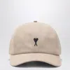 Ami Alexandre Mattiussi Ami Paris Ami De Coeur Coffee Milk Baseball Cap In Neutral