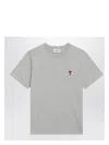 Ami Alexandre Mattiussi Logo Heavy Cotton T-shirt In Light Blue