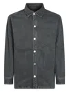 Ami Alexandre Mattiussi Black Jeans Shirt In Denim Woman In Black