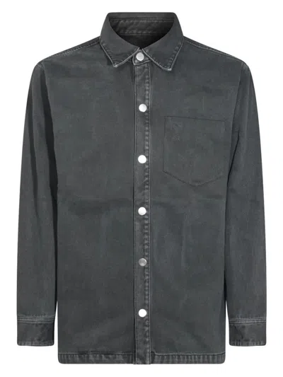 AMI ALEXANDRE MATTIUSSI MEN'S AMI DE COEUR OVERSHIRT