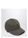 Ami Alexandre Mattiussi Ami Paris Ami De Coeur Smoke Grey Baseball Cap Men In Grey