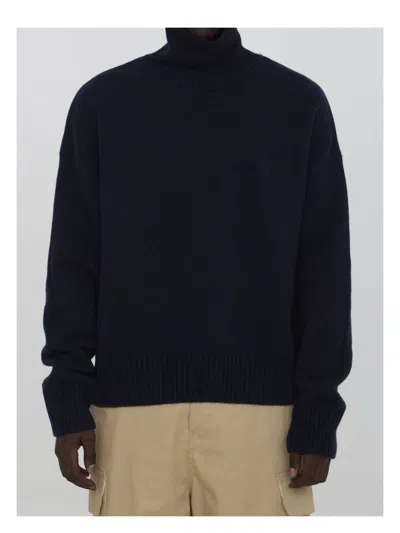 AMI ALEXANDRE MATTIUSSI MEN'S AMI DE COEUR SWEATER
