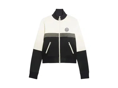 Pre-owned Ami Alexandre Mattiussi Men's Ami Paris Ami De Coeur Track Jacket In White/black In Multi