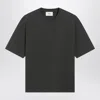 Ami Alexandre Mattiussi Men's Anthracite Ami De Coeur T-shirt In Gray