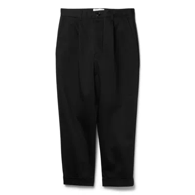 Ami Alexandre Mattiussi Men's Black Carrot Oversized Trousers