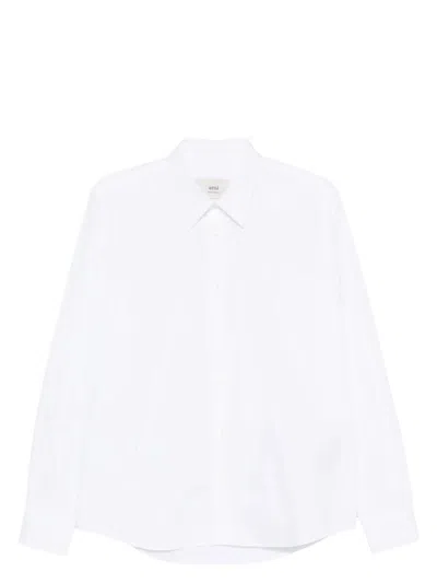 Ami Alexandre Mattiussi Men's Blue White Heart Shirt