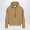 Ami Alexandre Mattiussi Ami Paris Camel Ami De Coeur Hoodie Men In Brown