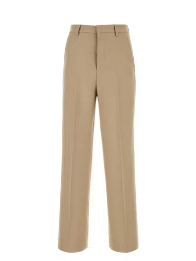 AMI ALEXANDRE MATTIUSSI MEN'S CAPPUCCINO WOOL PANT
