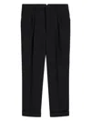 Ami Alexandre Mattiussi Ami Paris Carrot Fit Trousers In Black