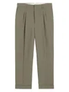 Ami Alexandre Mattiussi Ami Paris Smoke Grey Virgin Wool Trousers In Smokegrey