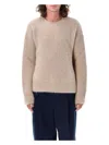 Ami Alexandre Mattiussi Ami Paris Chunky Hair Mohair Sweater