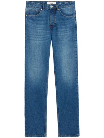 Ami Alexandre Mattiussi Classic Fit Denim Cotton Jeans In Blue