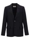 Ami Alexandre Mattiussi Ami Paris Single-breasted Wool Blazer In Navyblue