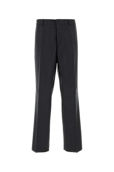 Ami Alexandre Mattiussi Ami Virgin Wool Tailored Pant In Black