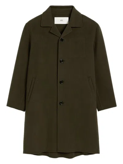 AMI ALEXANDRE MATTIUSSI MEN'S DE COEUR SINGLE-BREASTED CAR COAT