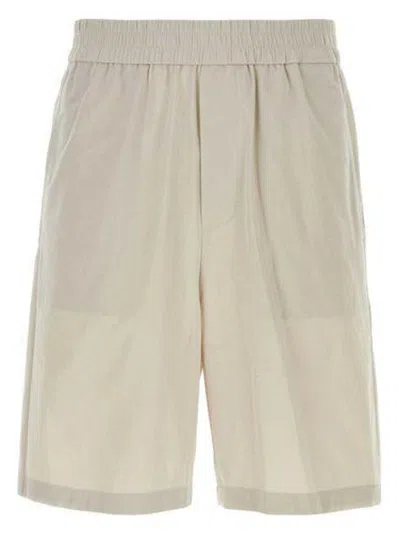 AMI ALEXANDRE MATTIUSSI MEN'S ELASTICATED WAIST BERMUDA SHORTS