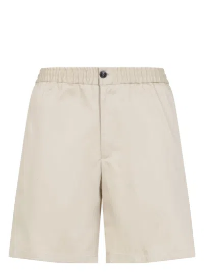 AMI ALEXANDRE MATTIUSSI MEN'S ELASTICATED WAIST SHORTS