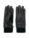 Ami Alexandre Mattiussi Five-finger Gloves In Black