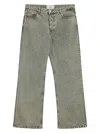 Ami Alexandre Mattiussi Ami Paris Laurel Green Faded Effect Jeans