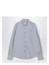Ami Alexandre Mattiussi Ami Paris Light Blue Ami De Coeur Shirt In Blue
