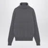 Ami Alexandre Mattiussi Ami Paris Light Turtleneck Jumper In Grey