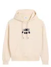 Ami Alexandre Mattiussi Ami Men Cream Cotton Sweatshirt In Whitecream