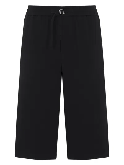 AMI ALEXANDRE MATTIUSSI MEN'S LOOSE ELASTICATED BERMUDA SHORTS
