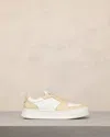 Ami Alexandre Mattiussi Laced Sneakers In Whitesand