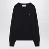 Ami Alexandre Mattiussi Ami Paris Logo-embroidered Stretch-cotton Sweatshirt