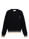 Ami Alexandre Mattiussi Ami Paris Sweaters In Navyblue