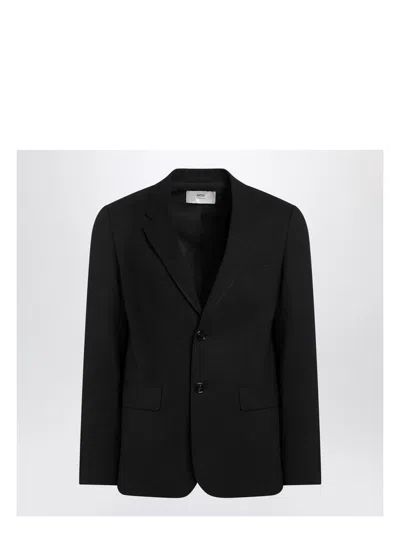 AMI ALEXANDRE MATTIUSSI MEN'S SINGLE-BREASTED JACKET WOOL
