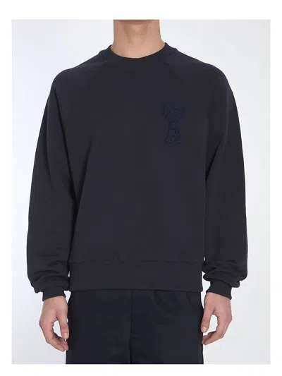 AMI ALEXANDRE MATTIUSSI MEN'S SWEATSHIRT AMI DE COEUR