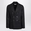 Ami Alexandre Mattiussi Double Breasted Jacket Grey In Grey