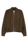 Ami Alexandre Mattiussi Men's Zipped Jacket In Brown