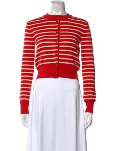 Pre-owned Ami Alexandre Mattiussi Merino Wool Striped Sweater