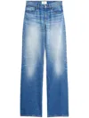 Ami Alexandre Mattiussi Flare Fit Denim Pants In Blue