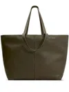 Ami Alexandre Mattiussi Ami Paris Midi Midi Maxi Tote Bag Bags In Green