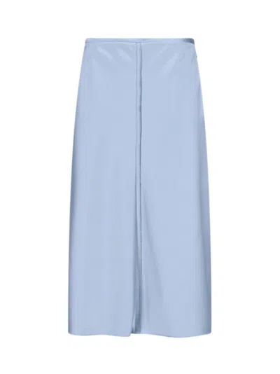 AMI ALEXANDRE MATTIUSSI MIDI SKIRT - PINK