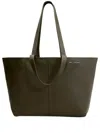 Ami Alexandre Mattiussi Midi Tote Bag In 绿色