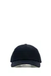 Ami Alexandre Mattiussi Midnight Blue Cotton Baseball Cap In Navyblueginger