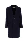 Ami Alexandre Mattiussi Midnight Blue Wool Coat In Blue