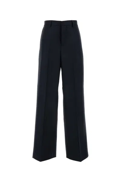 AMI ALEXANDRE MATTIUSSI MIDNIGHT BLUE WOOL PANT