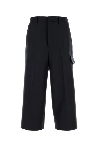 Ami Alexandre Mattiussi Ami Paris Hook Fastened Bermuda Shorts In Blue