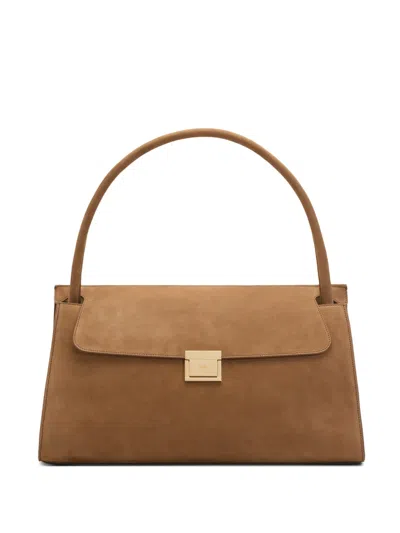 Ami Alexandre Mattiussi Mimi Shoulder Bag In Brown