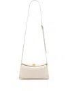 Ami Alexandre Mattiussi Mini Carrousel Leather Ccross Body Bag In Neutral