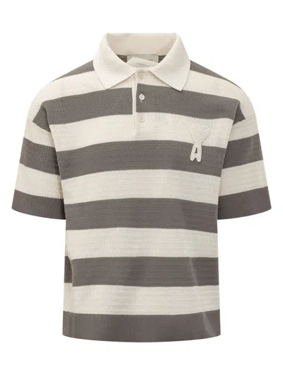 Ami Alexandre Mattiussi Mini Cut Sleeve Logo Polo
