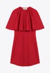 Ami Alexandre Mattiussi Mini Red Wool Dress