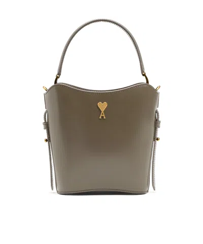 Ami Alexandre Mattiussi Mini Handle Shoulder Bag In Green