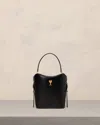 Ami Alexandre Mattiussi Mini Paris Paris Bucket Bag Black In Black